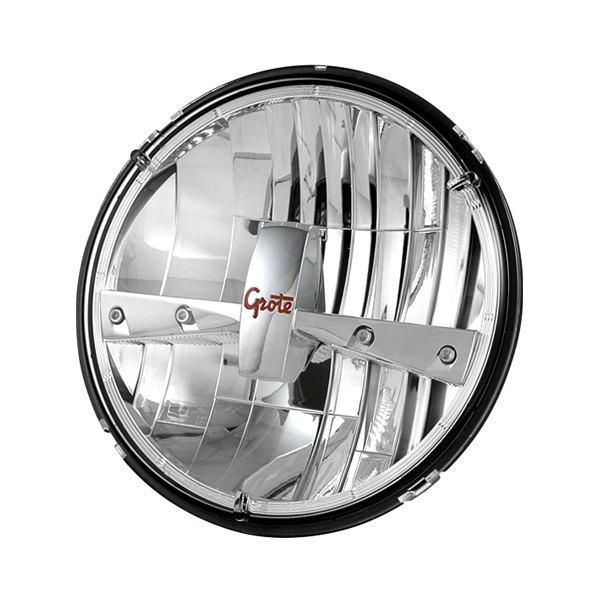 Grote® - 7" Round Chrome LED Headlight