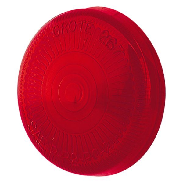 Grote® - 2.5" Red Round Lens for Clearance Marker Lights