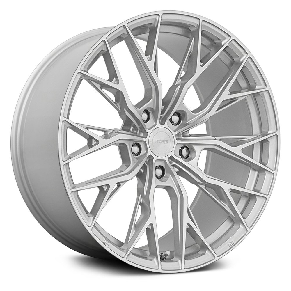 GROUND FORCE GF5 Wheels Silver With Machined Face Rims 
