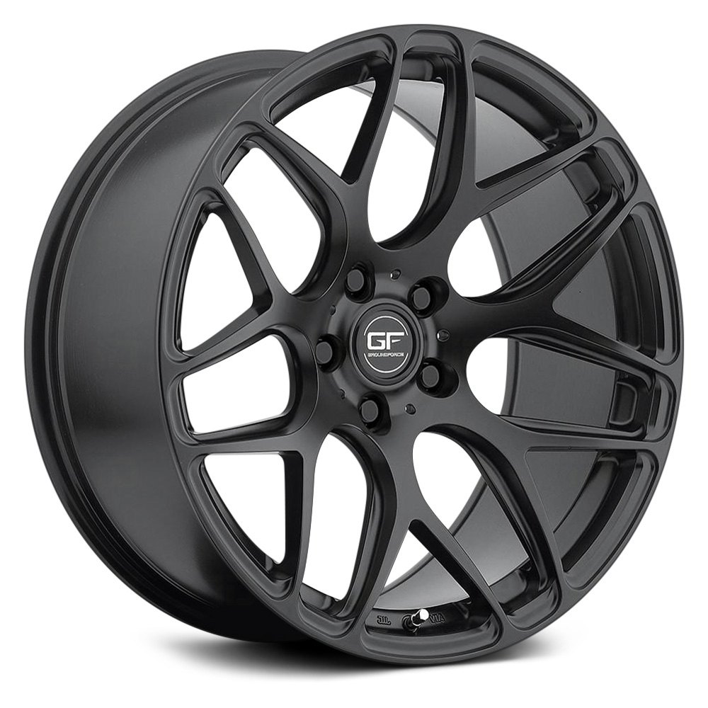 GROUND FORCE® GF9 Wheels - Matte Black Rims - GF0920A05xx20MB-51225