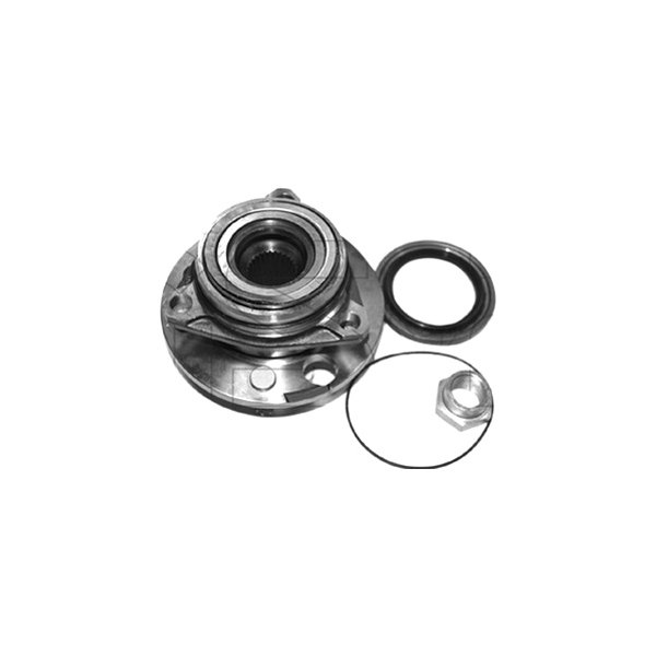 GSP North America® - Front Driver Side Wheel Bearing and Hub Assembly