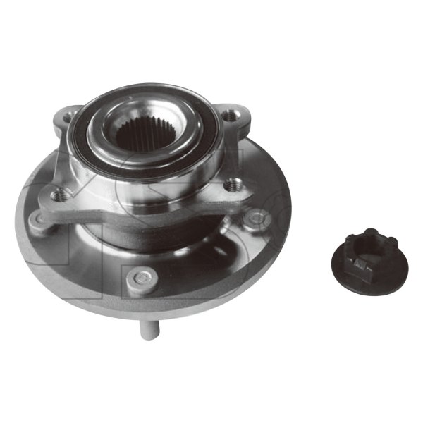 GSP North America® - Front Passenger Side Wheel Bearing and Hub Assembly