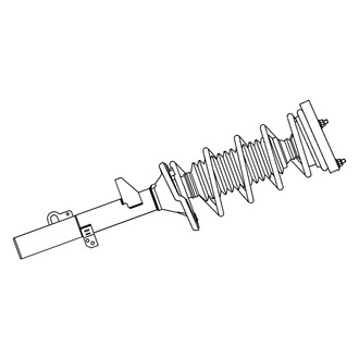 GSP North America® - Front Driver Side Twin-Tube Non-Adjustable Strut Assembly