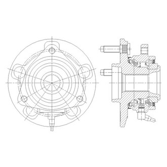 GSP North America® - Wheel Bearing and Hub Assembly