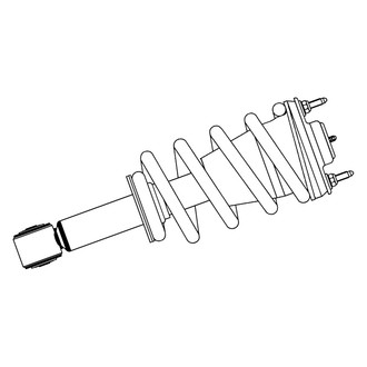 GSP North America® - Rear Driver Side Twin-Tube Non-Adjustable Strut Assembly