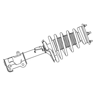 GSP North America® 883373 - Front Driver Side Twin-Tube Non-Adjustable Strut Assembly