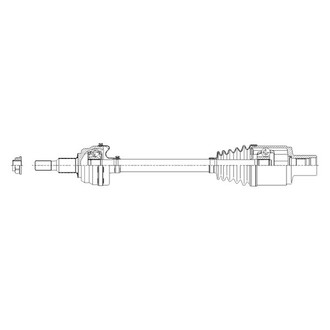 GSP North America® - Rear Passenger Side CV Axle Assembly