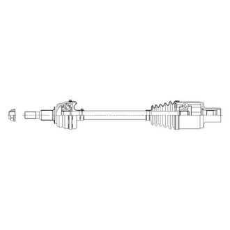 GSP North America® - Rear Driver Side CV Axle Assembly