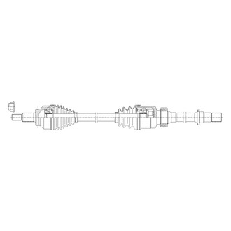 GSP North America® - Front Passenger Side CV Axle Assembly