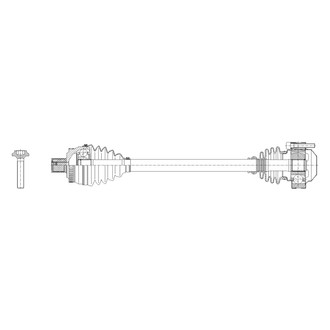 GSP North America® - Rear CV Axle Assembly