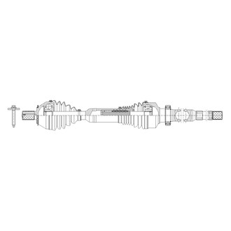 GSP North America® - Front Passenger Side CV Axle Assembly