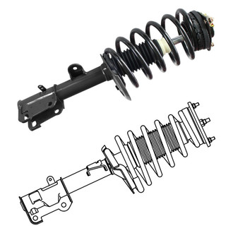 GSP North America® - Front Strut Assebmlies Set