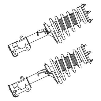 GSP North America® - Front Twin-Tube Non-Adjustable Strut Assembly