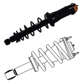 GSP North America® - Rear Strut Assebmlies Set