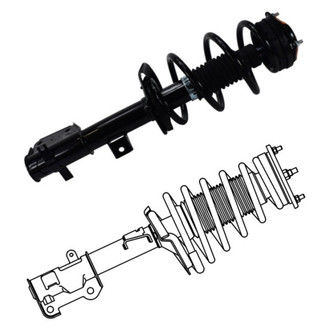 GSP North America® - Front Strut Assebmlies Set