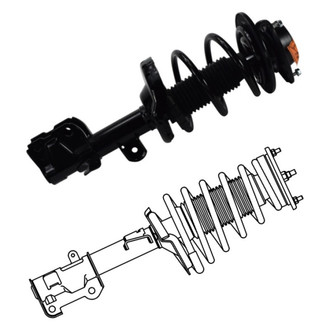 GSP North America® - Front Strut Assebmlies Set