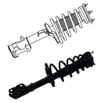 GSP North America® - Rear Strut Assebmlies Set
