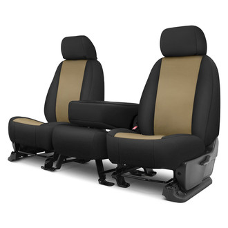 Precision Fit® - Endura 1st Row Tan & Black Custom Seat Covers