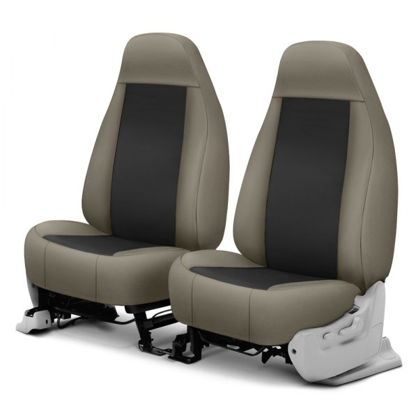 Precision Fit® - Endura 1st Row Black & Charcoal Custom Seat Covers