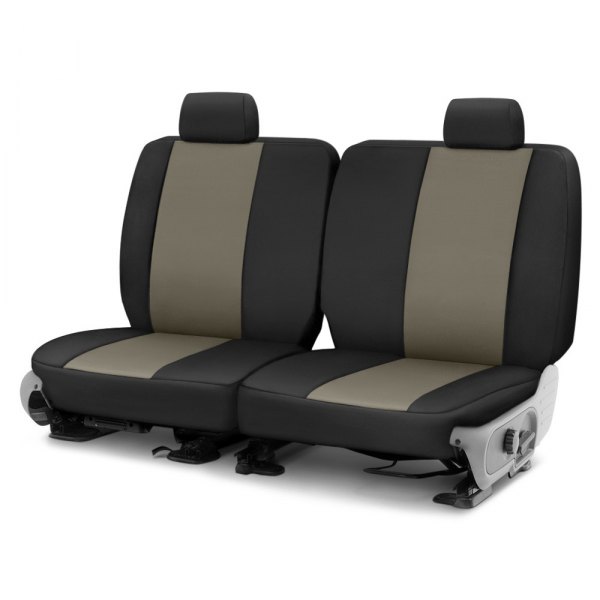  Precision Fit® - Endura 1st Row Charcoal & Black Custom Seat Covers