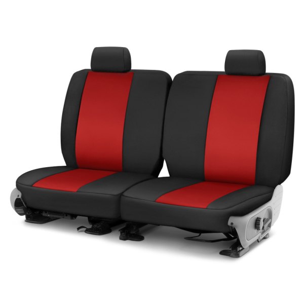  Precision Fit® - Endura 2nd Row Red & Black Custom Seat Covers