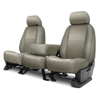 Precision Fit® - Leatherette 2nd Row Lt Gray Custom Seat Covers