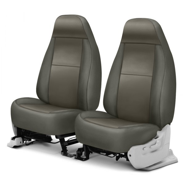  Precision Fit® - Leatherette 1st Row Stone Custom Seat Covers