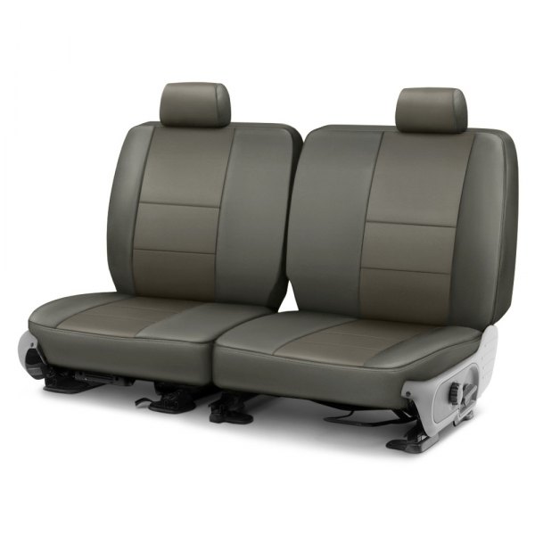  Precision Fit® - Leatherette 2nd Row Stone Custom Seat Covers