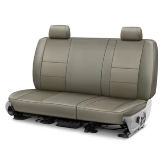 Precision Fit® - Leatherette 2nd Row Lt Gray Custom Seat Covers