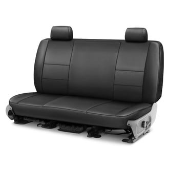 Precision Fit® - Leatherette 1st Row Black Custom Seat Covers