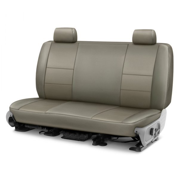  Precision Fit® - Leatherette 3rd Row Lt Gray Custom Seat Covers