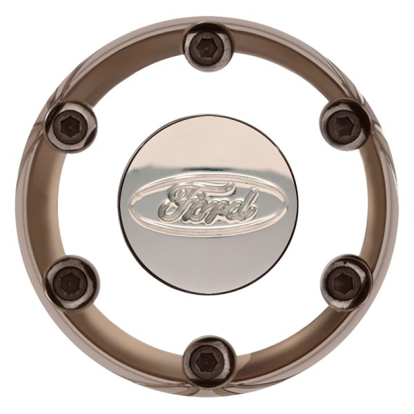 GT Performance® - GT3 Gasser/Euro Engraved Ford Oval Polished Horn Button