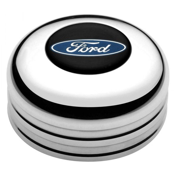 GT Performance® - GT3 Standard Colored Ford Oval Polished Horn Button