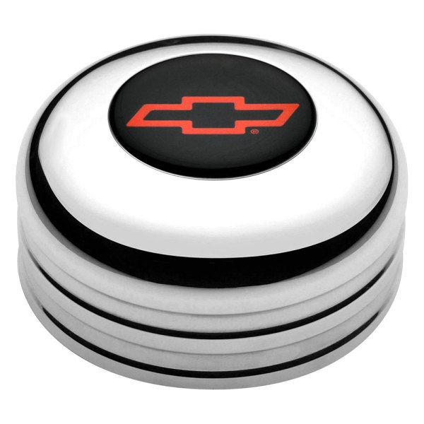 GT Performance® - GT3 Standard Colored Chevy Bowtie Polished Horn Button