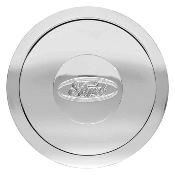 GT Performance® - GT9 Small Engraved Ford Oval Polished Horn Button