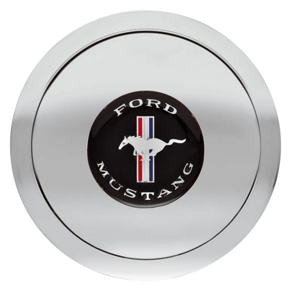 GT Performance® - GT9 Small Colored Mustang Polished Horn Button