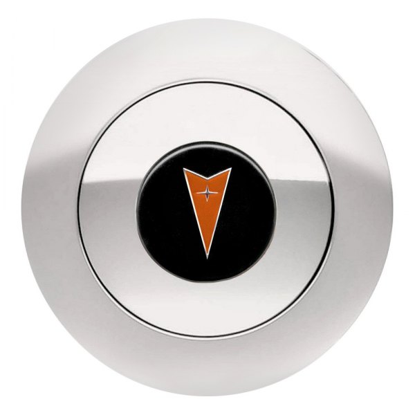 GT Performance® - GT9 Large Colored Pontiac Polished Horn Button