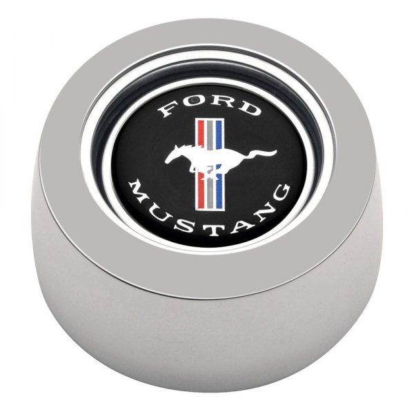 GT Performance® - GT3 Hi-Rise Colored Mustang Polished Horn Button