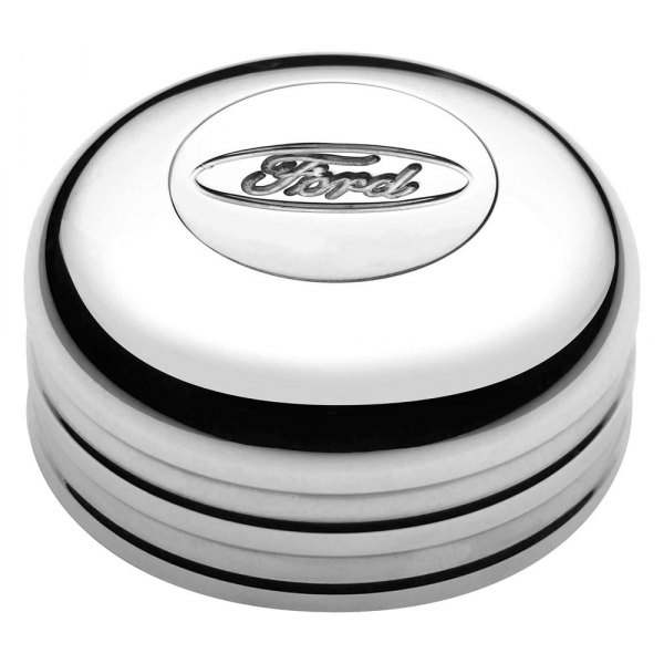 GT Performance® - GT3 Low Profile Engraved Ford Oval Polished Horn Button