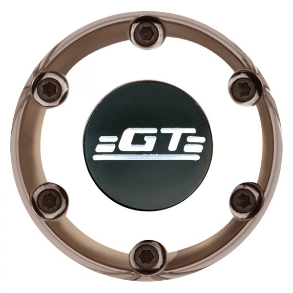 GT Performance® - GT4 Gasser/Euro Colored GT Emblem Polished Horn Button