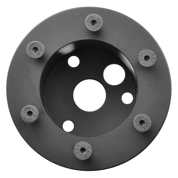 GT Performance® - 3 to 6-Bolt Black Anodized Hub Adapter, Height 1-1/2"