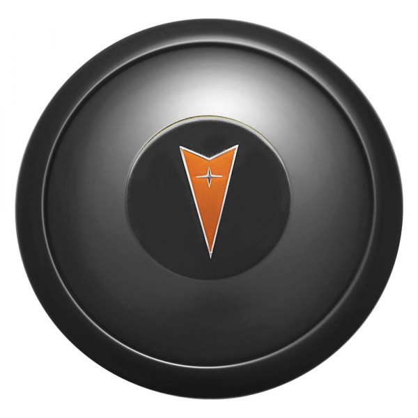 GT Performance® - GT9 Small Colored Pontiac Black Anodized Horn Button