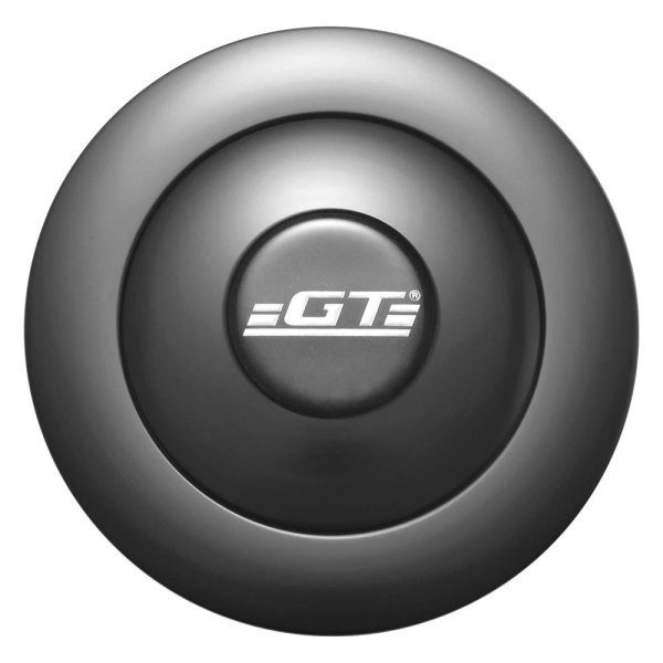GT Performance® - GT9 Large Colored GT Emblem Black Anodized Horn Button