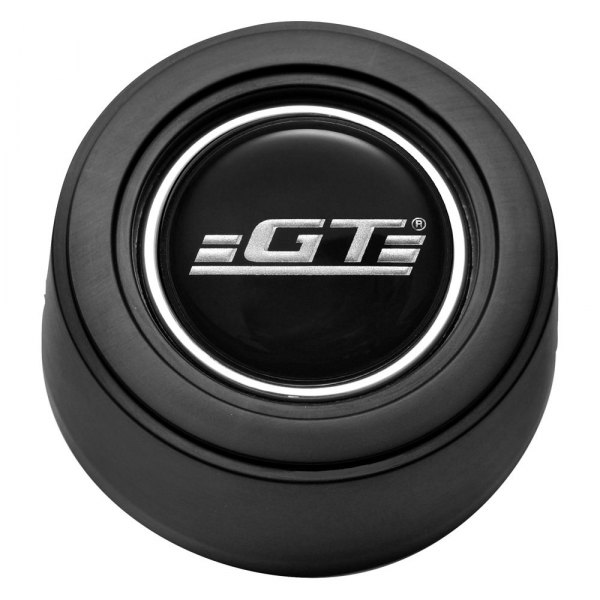 GT Performance® - GT3 Hi-Rise Colored GT Emblem Black Anodized Horn Button