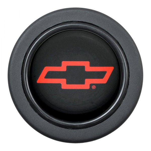 GT Performance® - Euro Colored Chevy Bowtie Black Anodized Horn Button