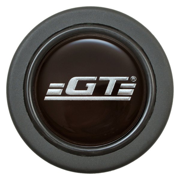 GT Performance® - Euro Colored GT Emblem Black Anodized Horn Button