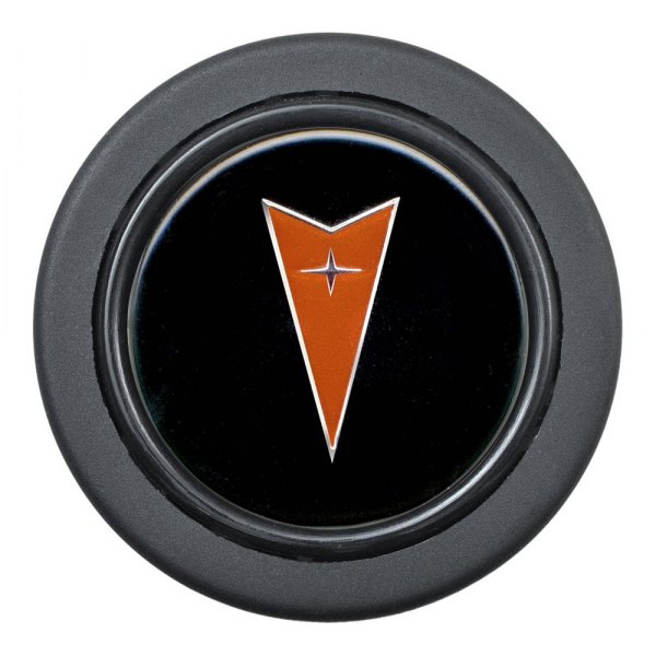 GT Performance® - Euro Colored Pontiac Black Anodized Horn Button