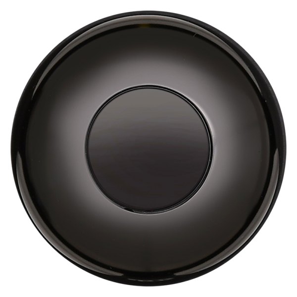 GT Performance® - GT3 Smooth Gasser/Euro Black Anodized Horn Button without Logo