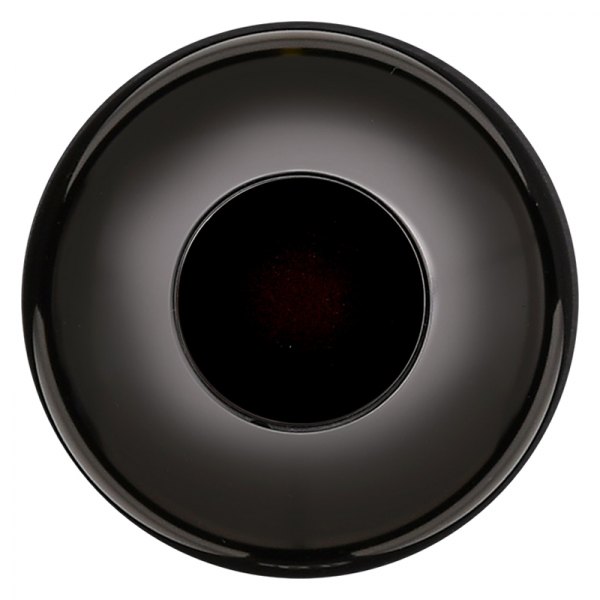 GT Performance® - GT3 Smooth Gasser/Euro Plain Dome Black Anodized Horn Button without Logo