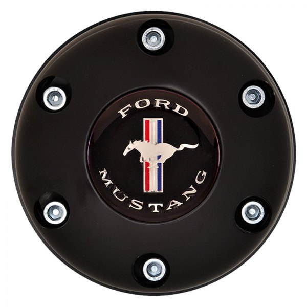 GT Performance® - GT3 Gasser/Euro Colored Mustang Black Anodized Horn Button